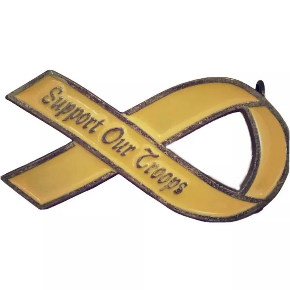 Support Our Troops Belt Buckle USMC USAF USN USA